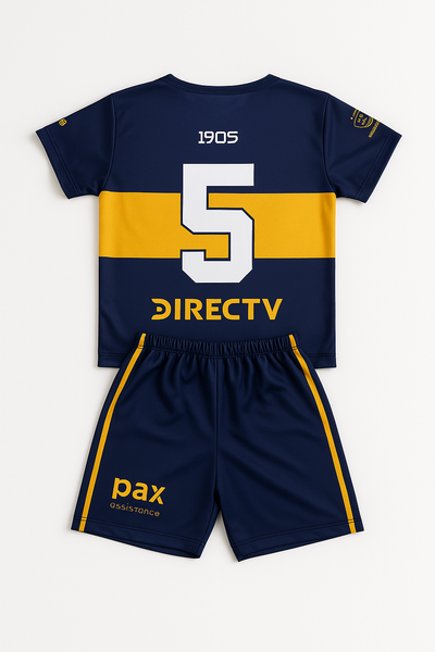 Pack X5 Conjunto Boca remera y short