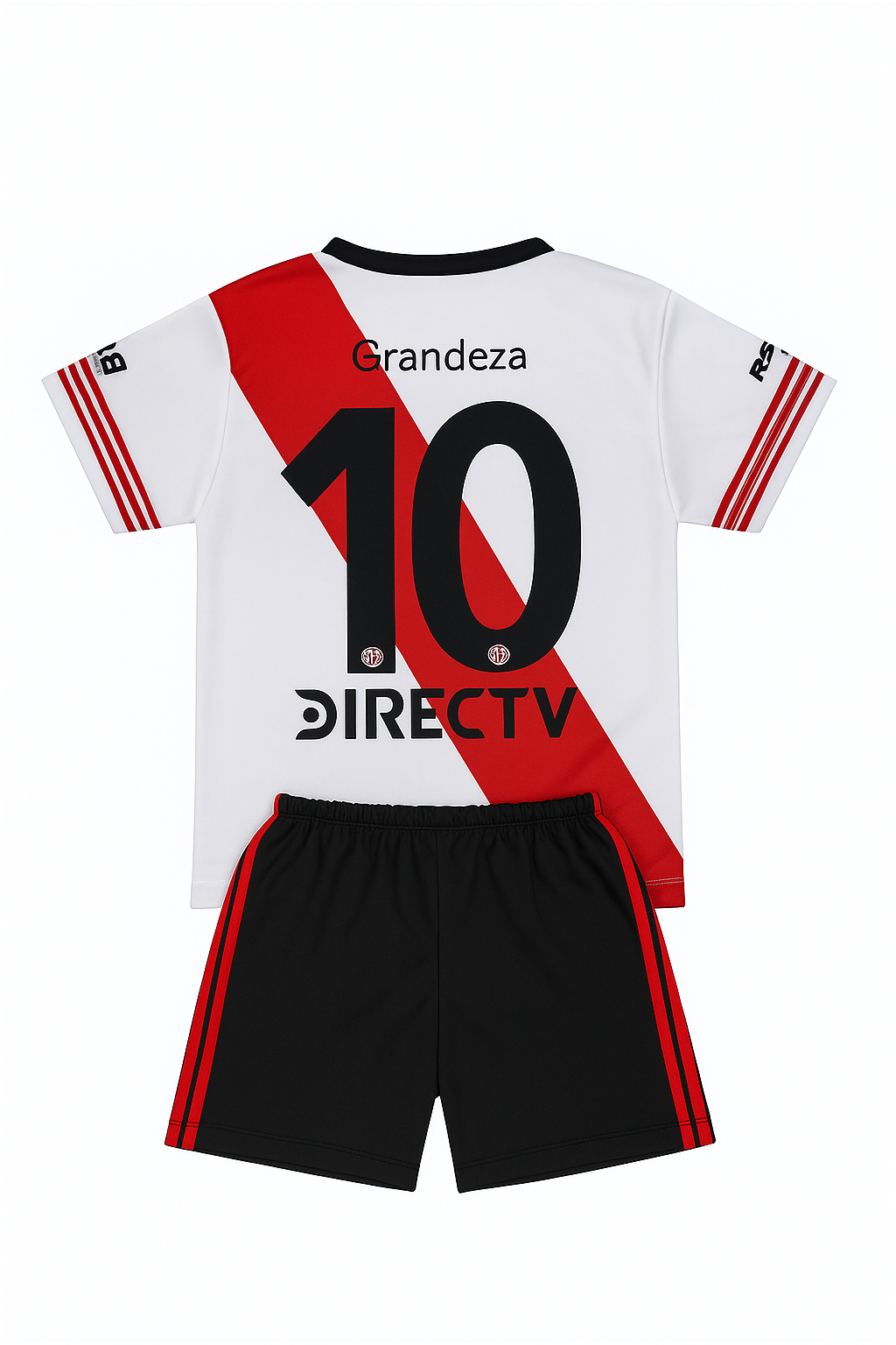 Pack X5 Conjunto River remera y short