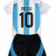 Pack X5 Conjunto Argentina remera y short