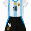Pack X5 Conjunto Argentina remera y short