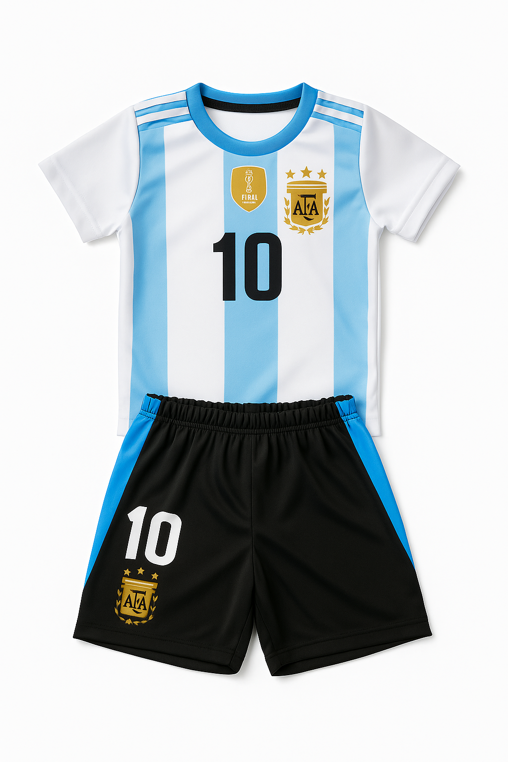 Pack X5 Conjunto Argentina remera y short