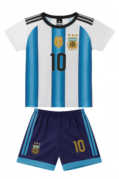 Pack X5 Conjunto Argentina remera y short