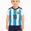 Pack X5 Conjunto Argentina remera y short