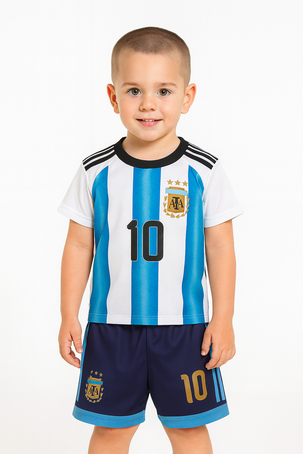 Pack X5 Conjunto Argentina remera y short