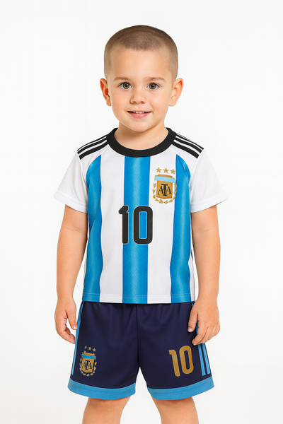 Pack X5 Conjunto Argentina remera y short