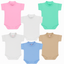 Pack X5 Body Manga Corta Liso