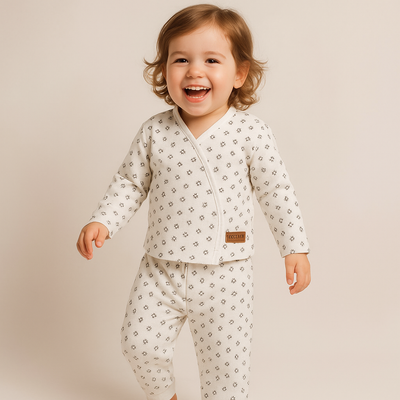 Pack x6 - 10 Conjunto 2 piezas Estampado Con Broches