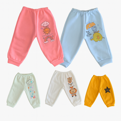 Pack X12 Pantalón Frisa Sin Pie Con Estampa