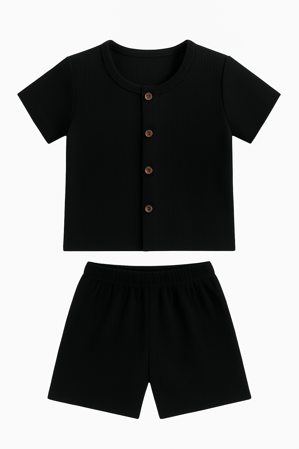 Pack X3 Conjunto camisa y short liso.