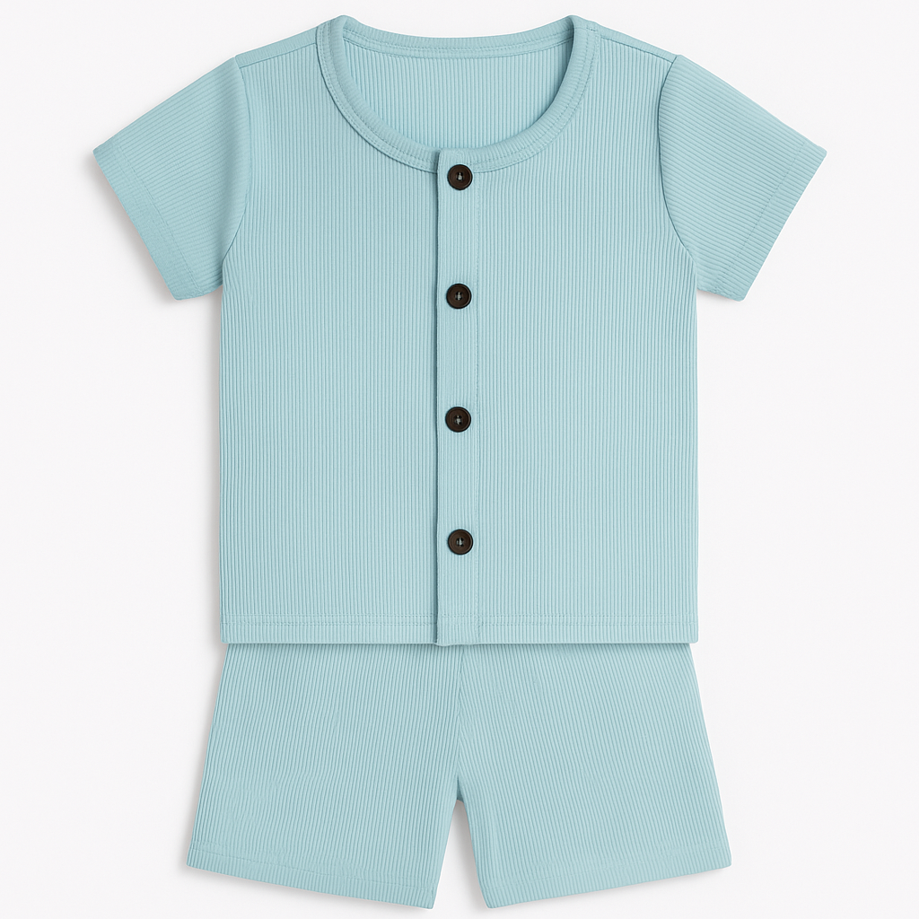 Pack X3 Conjunto camisa y short liso.