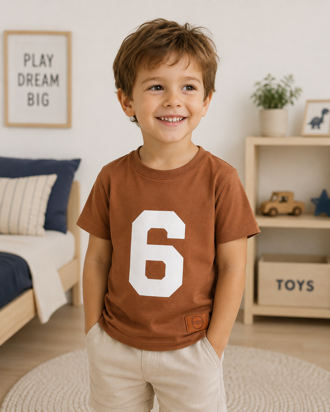 Pack X2 Remera Six Chocolate