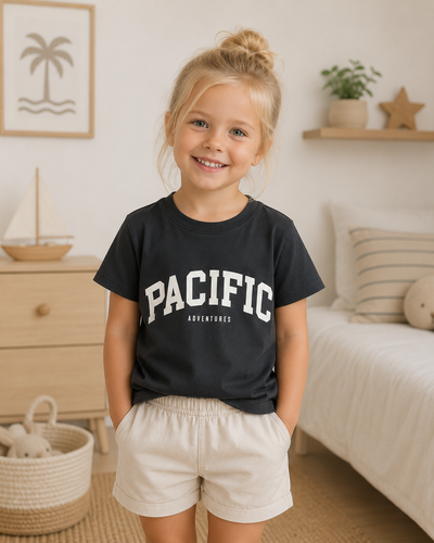 Pack X2 Remera Pacific Negra