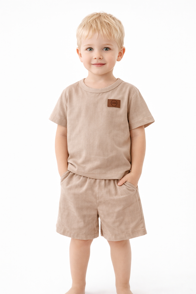 Pack X4 Conjunto de lino remera y short