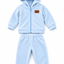 Pack X5 conjunto plush liso campera y pantalon