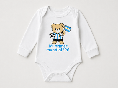 Pack X5 Body Argentina Mi primer Mundial