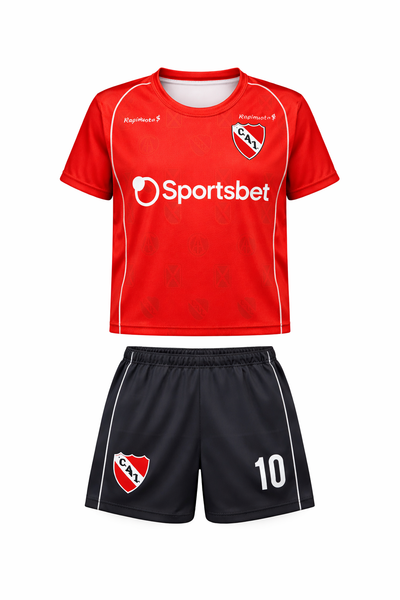 Pack X5 Conjunto Independiente remera y short