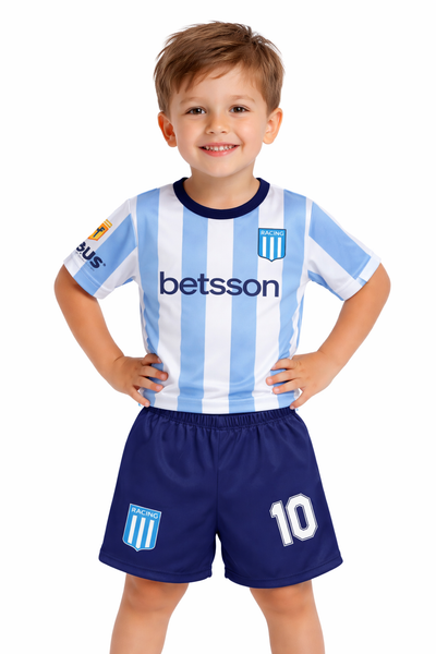 Pack X5 Conjunto Racing remera y short