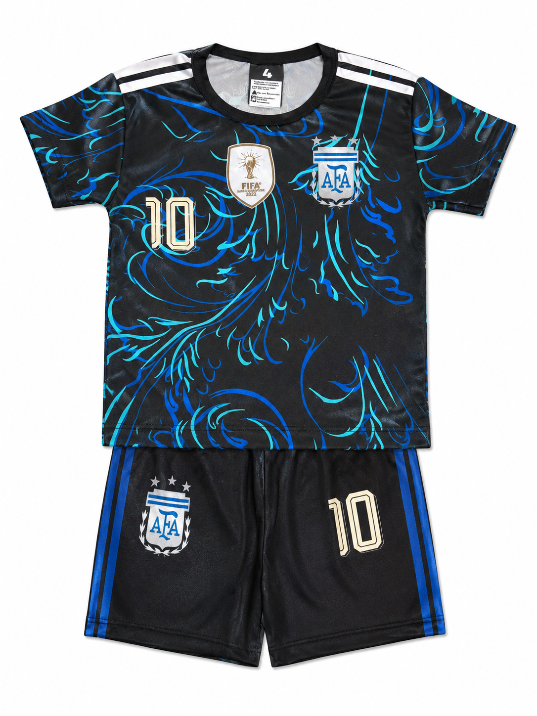 Pack X5 Conjunto Argentina suplente remera y short