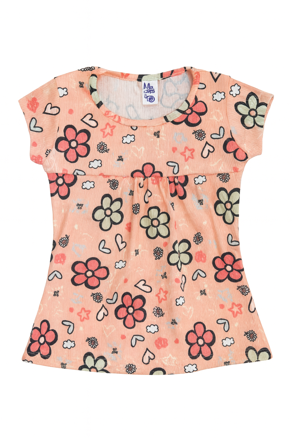 Pack x6 vestido wafle estampado