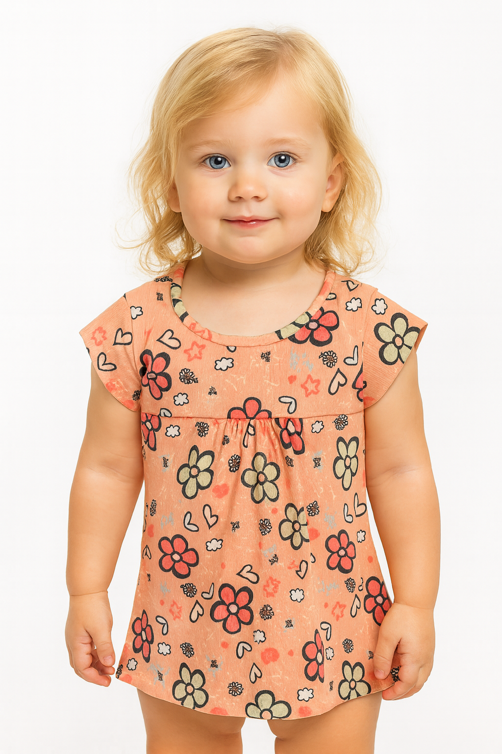 Pack x6 vestido wafle estampado