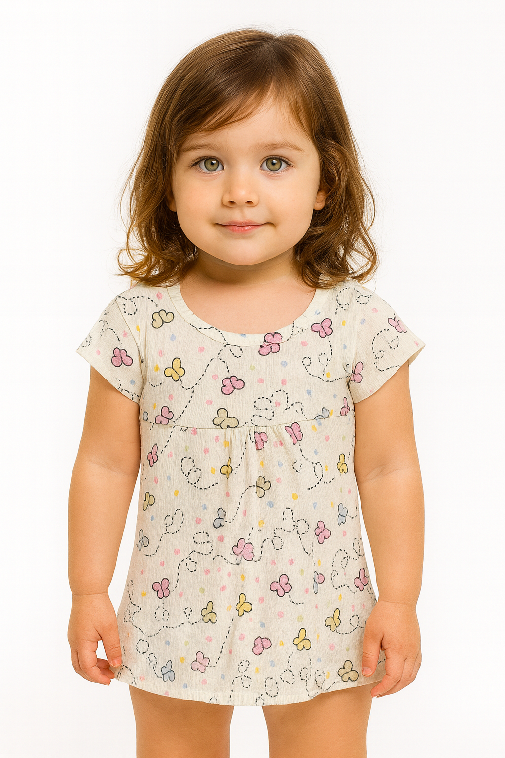 Pack x6 vestido wafle estampado