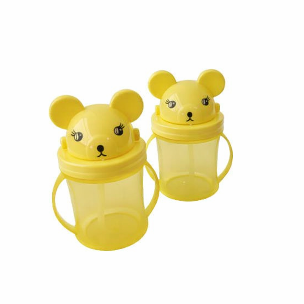 Pack x5 Vaso Ratón con sorbete