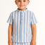 Pack X3 Conjunto rayado camisa y short