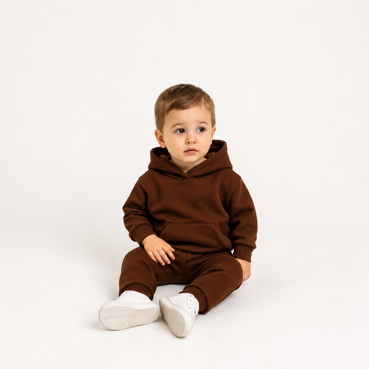 Pack X3 Conjunto canguro Liso de Frisa Buzo y Pantalón