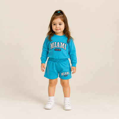Pack X3 Conjunto buzo con estampa y short
