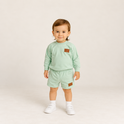 Pack X3 Conjunto buzo y short Liso