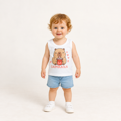 Pack X6 Musculosa Con Estampa Personaje