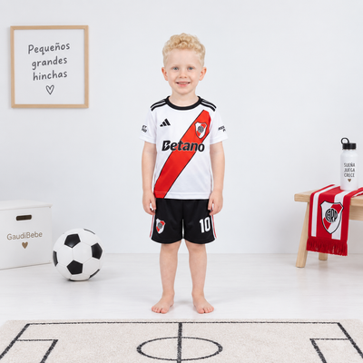Pack X5 Conjunto River remera y short