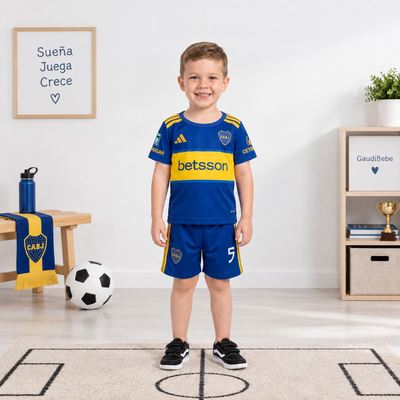 Pack X5 Conjunto Boca remera y short