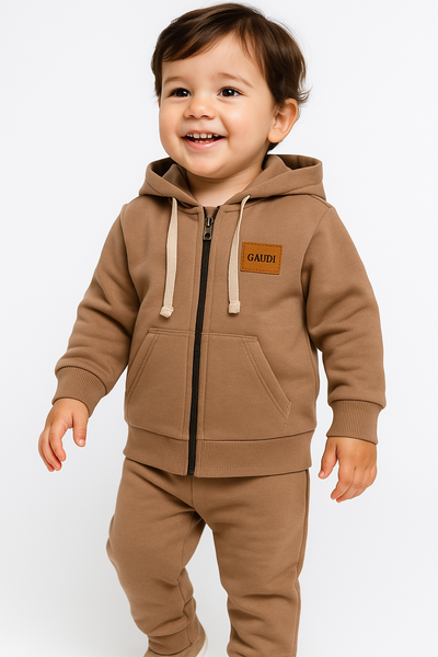 Pack X5 Conjunto Liso de Frisa campera y Pantalón