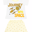 Pack X5 Conjunto remera con estampa y short estampado