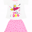 Pack X5 Conjunto remera con estampa y short estampado