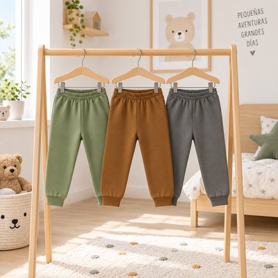 Pack X3 pantalon de darlon soft Liso