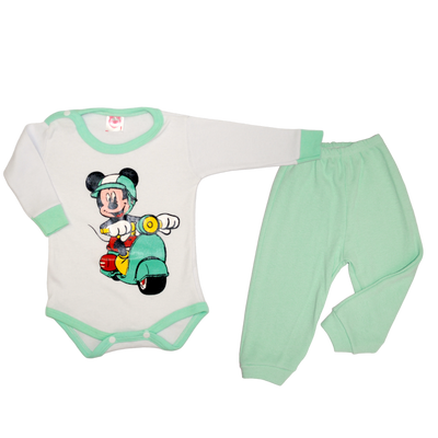 Pack X5 Conjunto x2 Body y Pantalon con estampa Personajes