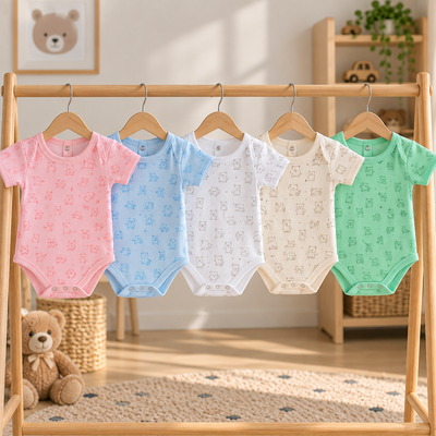Pack X5 Body Manga Corta Estampado