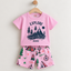 Pack X3 Conjunto remera con estampa y short estampado Bosque