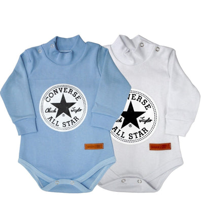 Pack X5 Body Manga Larga Converse