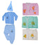 Pack x6 - 10 Conjunto con broche 3 piezas Con Estampa talle grande