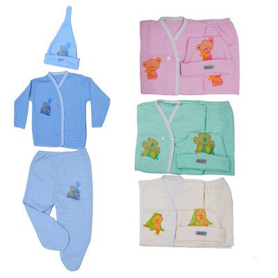 Pack x6 - 10 Conjunto con broche 3 piezas Con Estampa talle grande