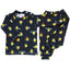 Pack X5 Conjunto Pijama estampado manga larga Palta Negro