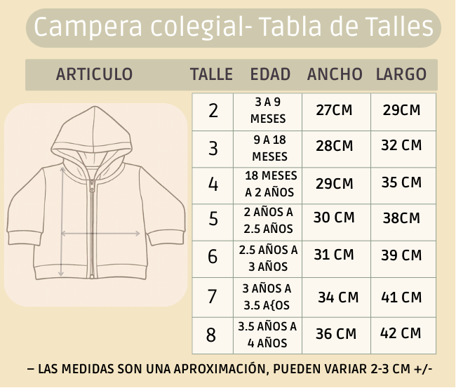 Pack X3 Conjunto Campera y Pantalón Colegial