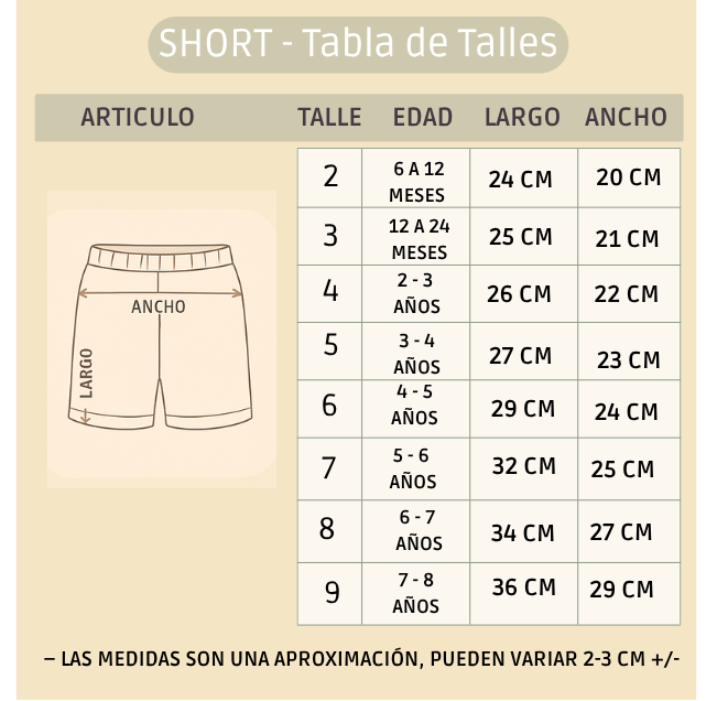 Pack X3 Conjunto wafle pupera y short