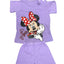 Pack X5 Conjunto 2 piezas remera con estampa y short