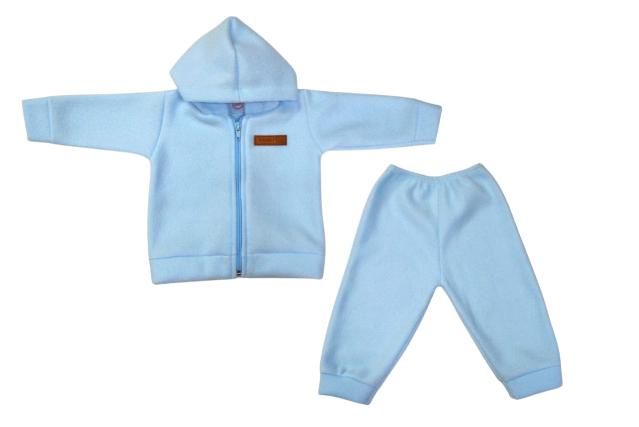 Pack X3 Conjunto de Polar campera y pantalon Liso
