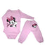 Pack X5 Conjunto de 2 Piezas Body con estampa y Pantalón sin pie