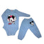 Pack X5 Conjunto de 2 Piezas Body con estampa y Pantalón sin pie
